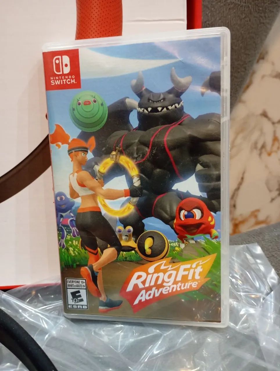 Jogo Nintendo switch ringfit adventure com acessórios - Jogos de
