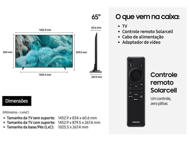 Smart TV 4K 65" Samsung QLED Ultra 2025 - Foto 4