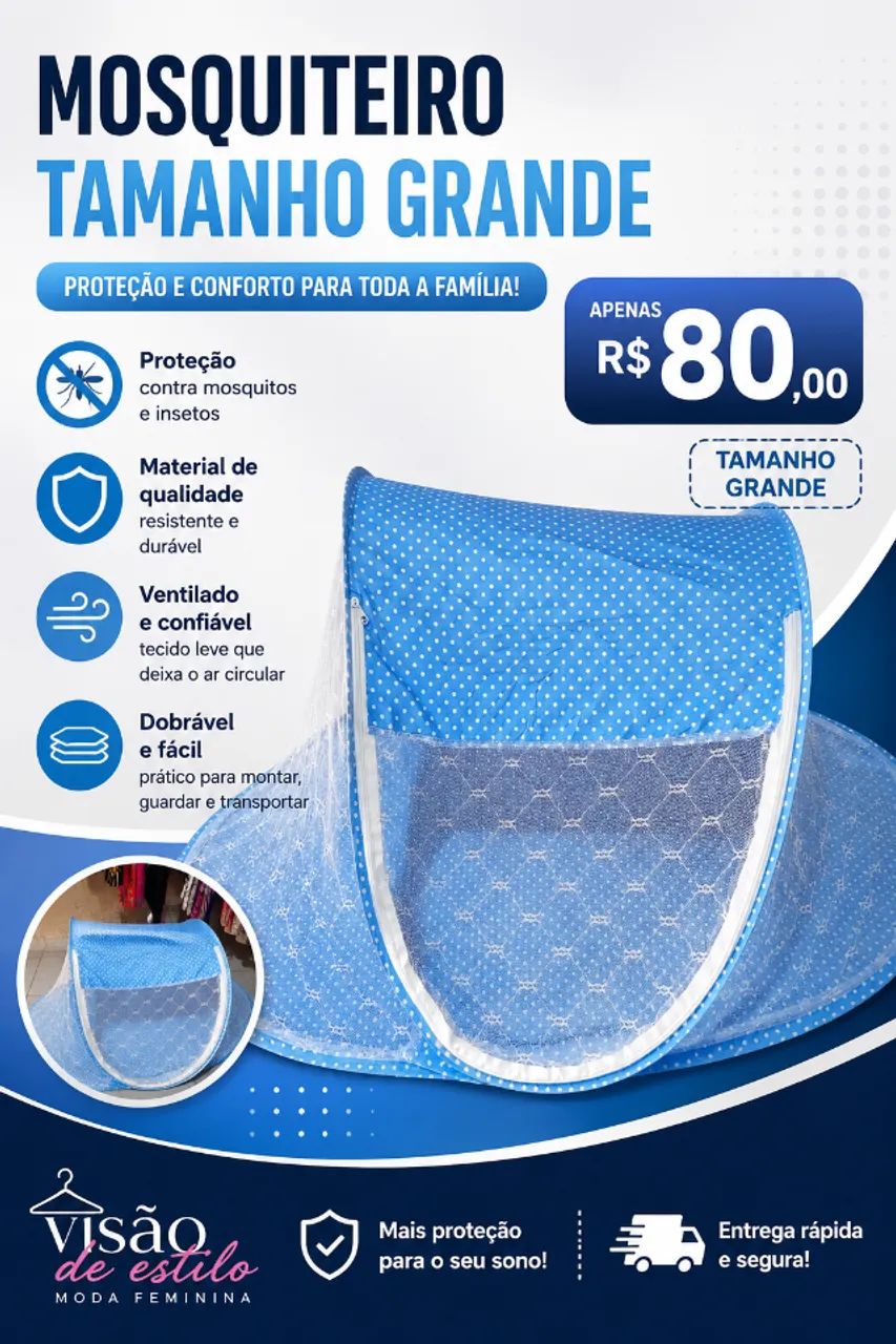 Mosquiteiro infantil 