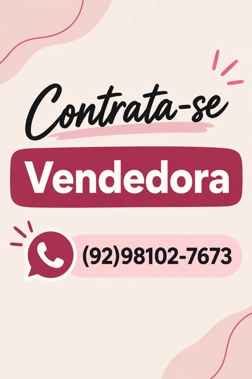 Vaga de vendedora 