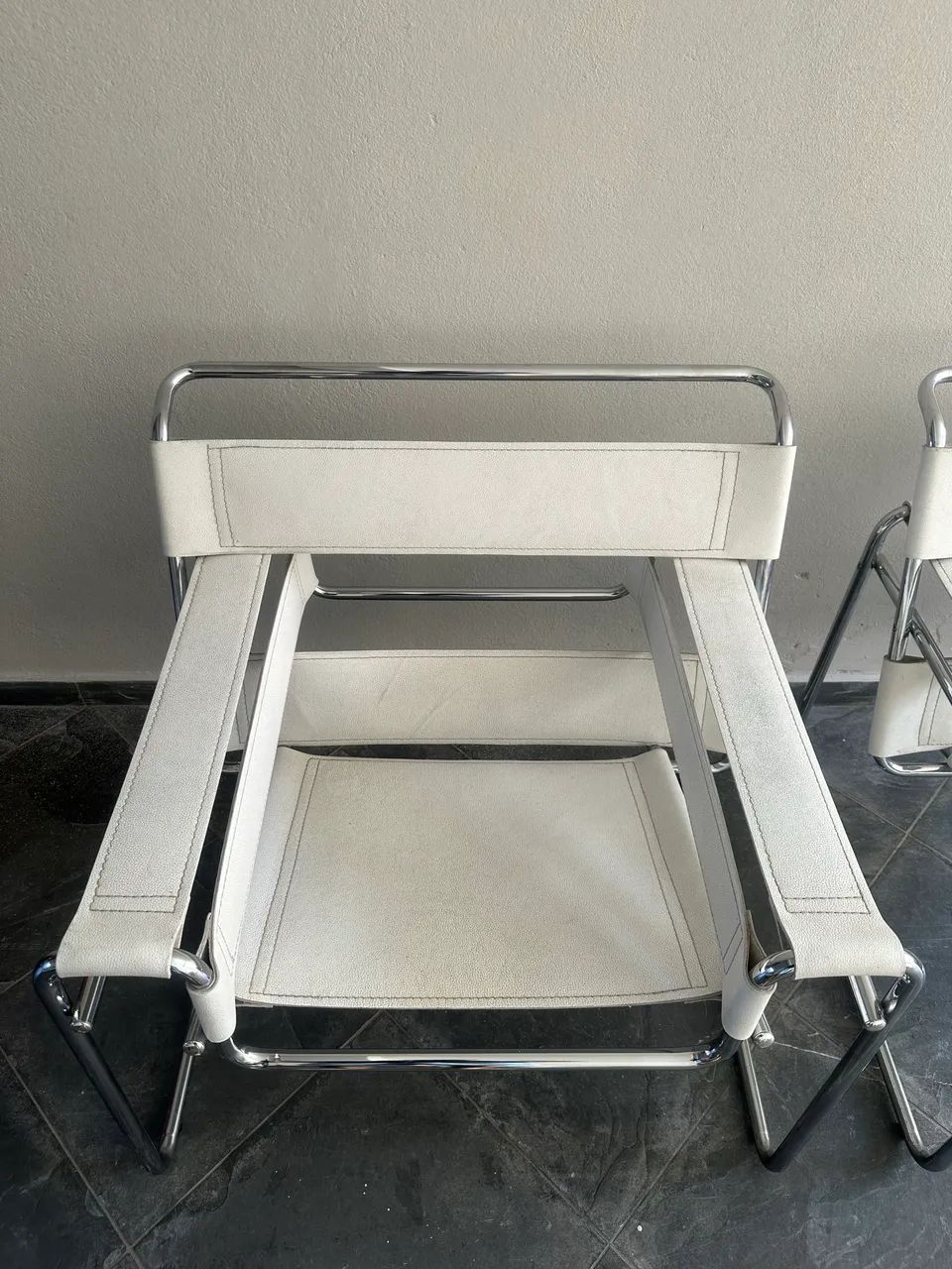 Par de Poltronas Wassily Marcel Breuer - Foto 3