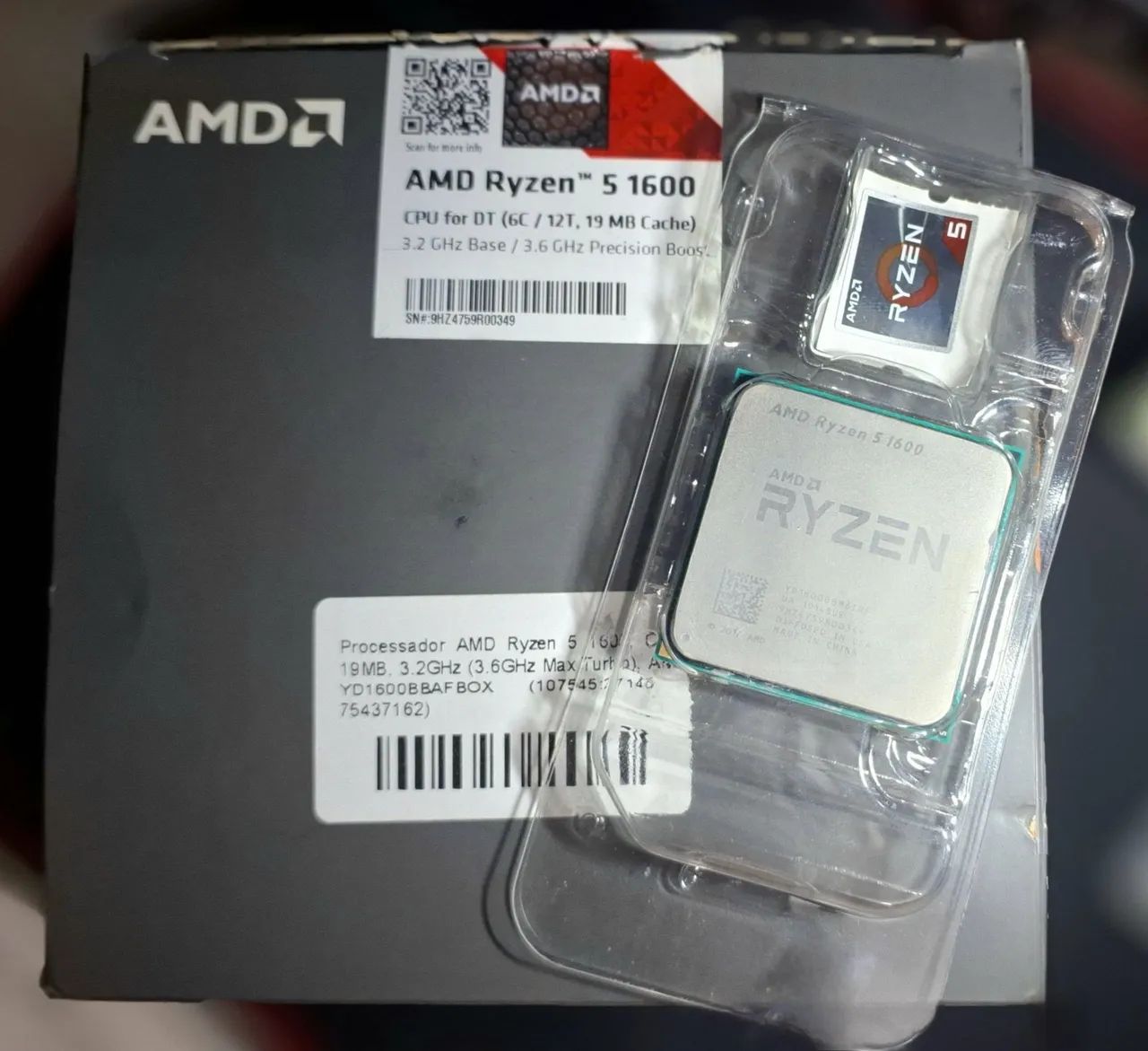 Processador AMD Ryzen 5 1600AF, Memória Ram 8Gb XPG e Gabinete Mid Tower com 3 Fans - Foto 3