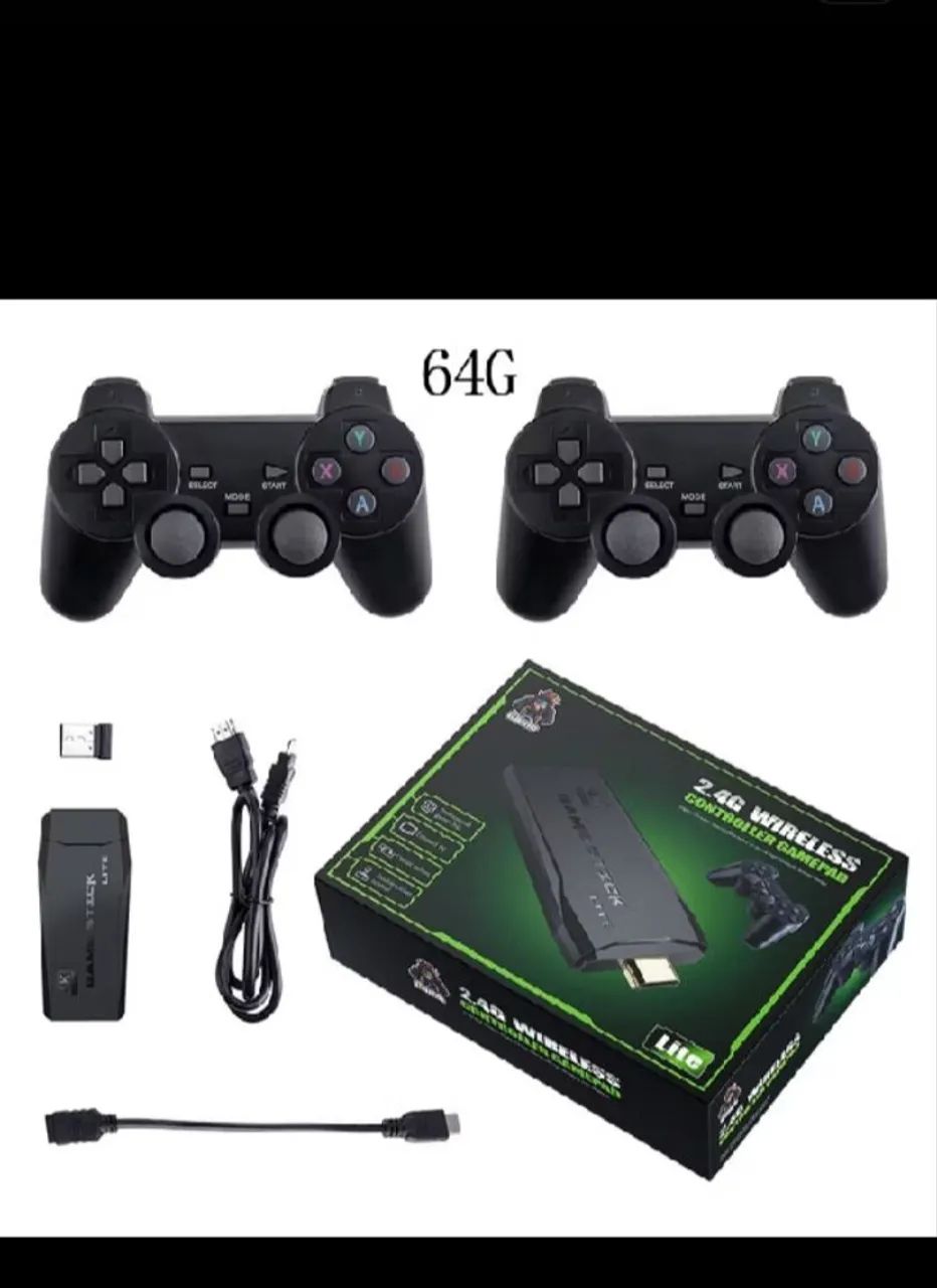 Game stick 4k 1000 jogos