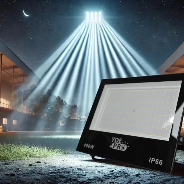 Refletor led  Yoe Pro 400w ip66 luz branca / branco frio 6500k - Foto 4