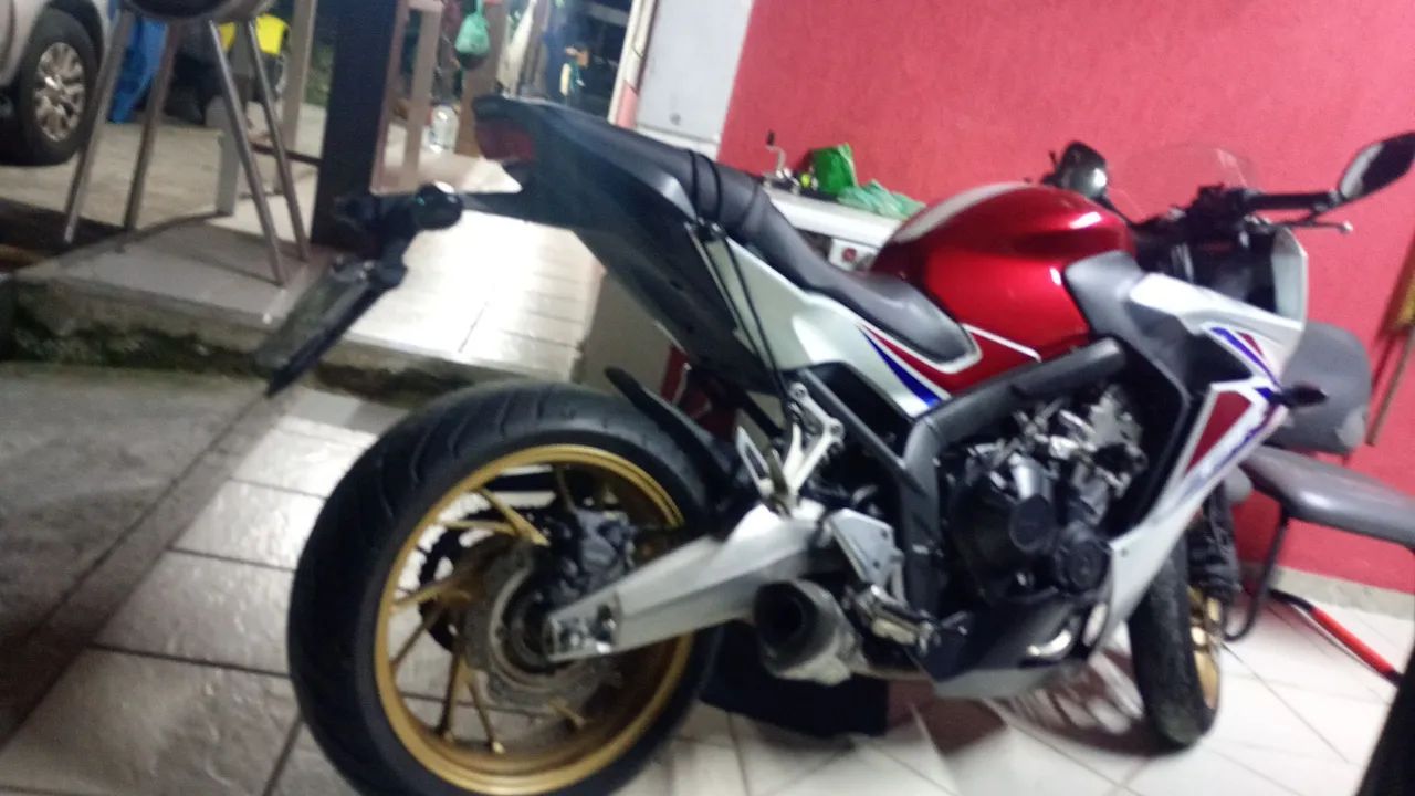 CBR 650F 2017/2017, manual e chave reserva - Foto 2
