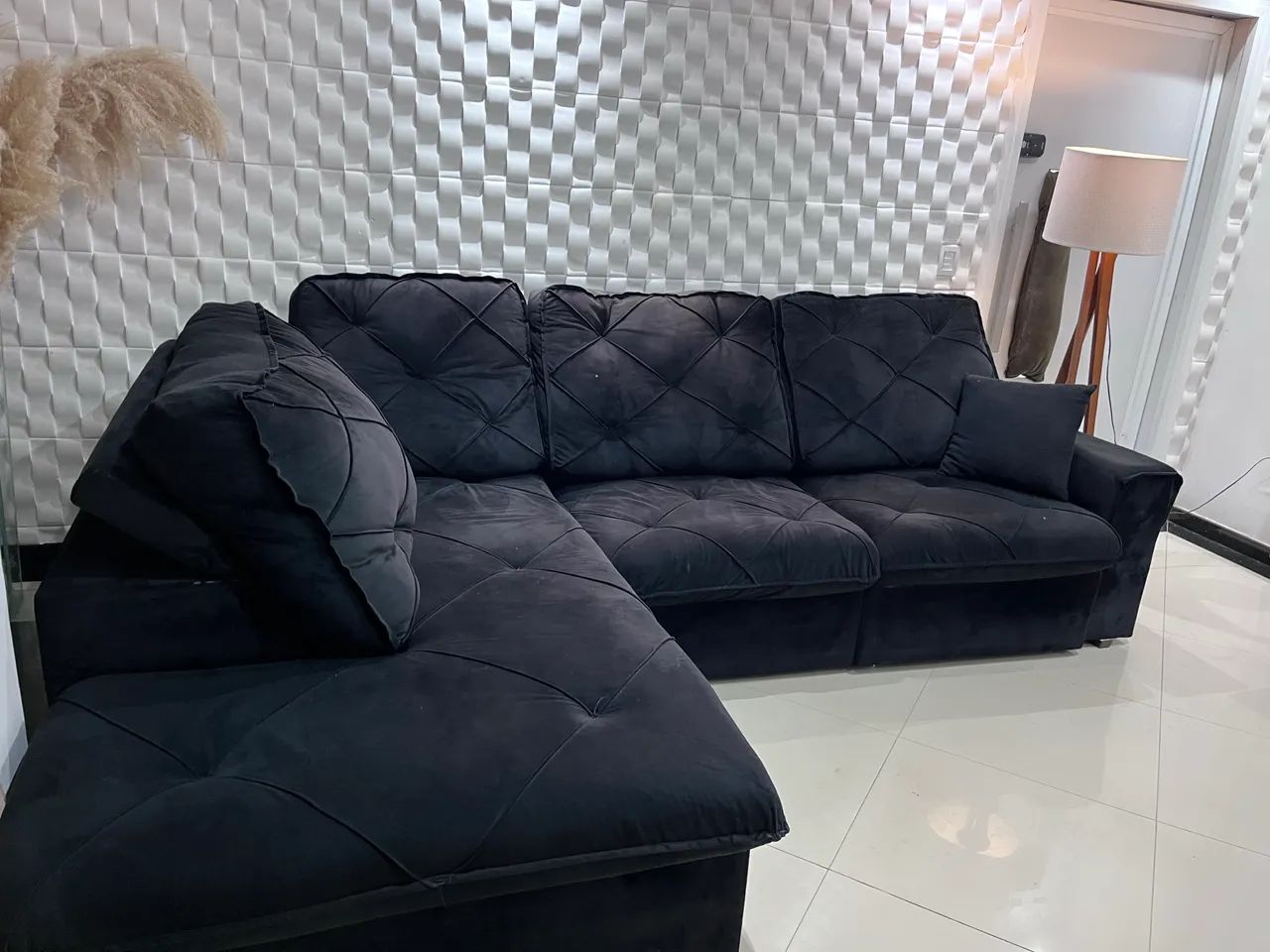 Sofá Retrátil e Reclinável de canto semi novo  - Foto 2