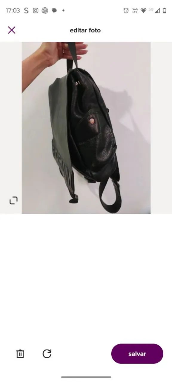 Mochila Forum de couro  - Foto 3