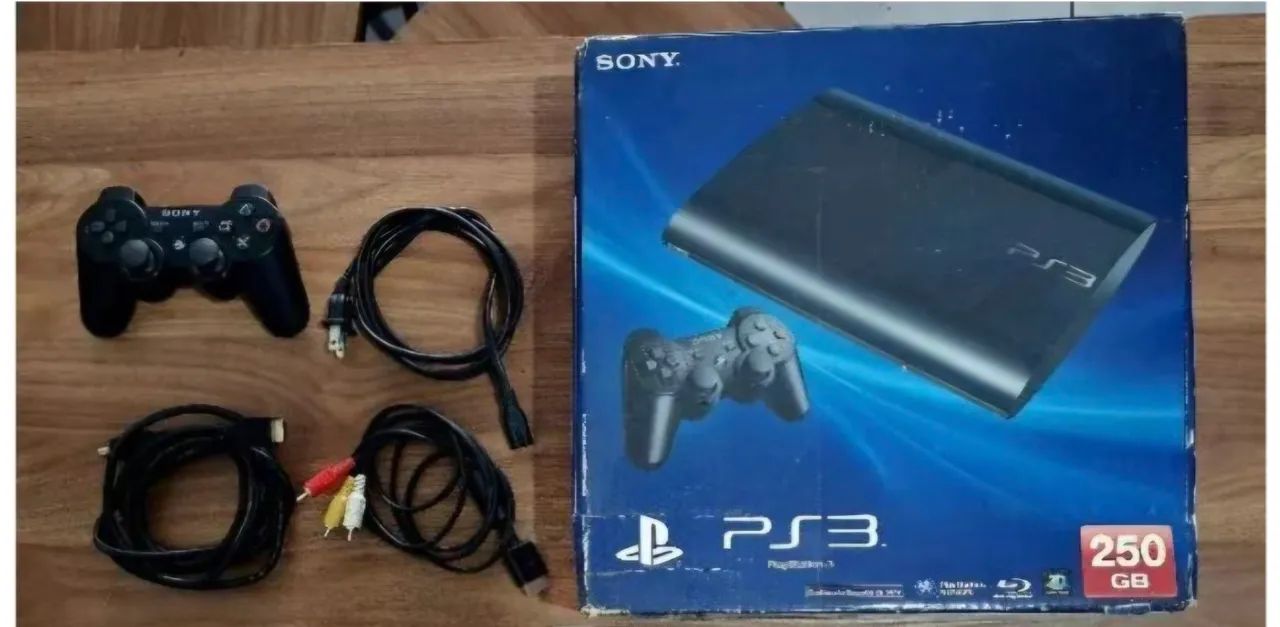 Playstation 3 Bloqueado e com caixa - Foto 2