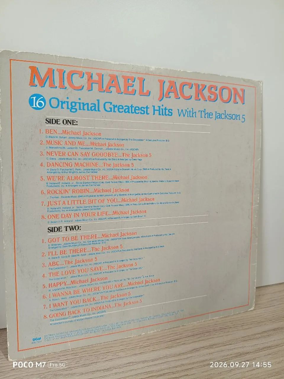 Lp Vinil Michael Jackson 16 Original Greatest Hits (Usado) - Foto 3