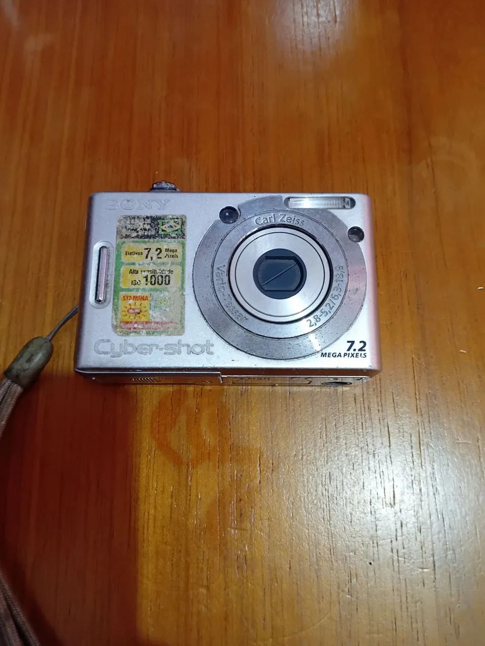 Camera digital com defeito 