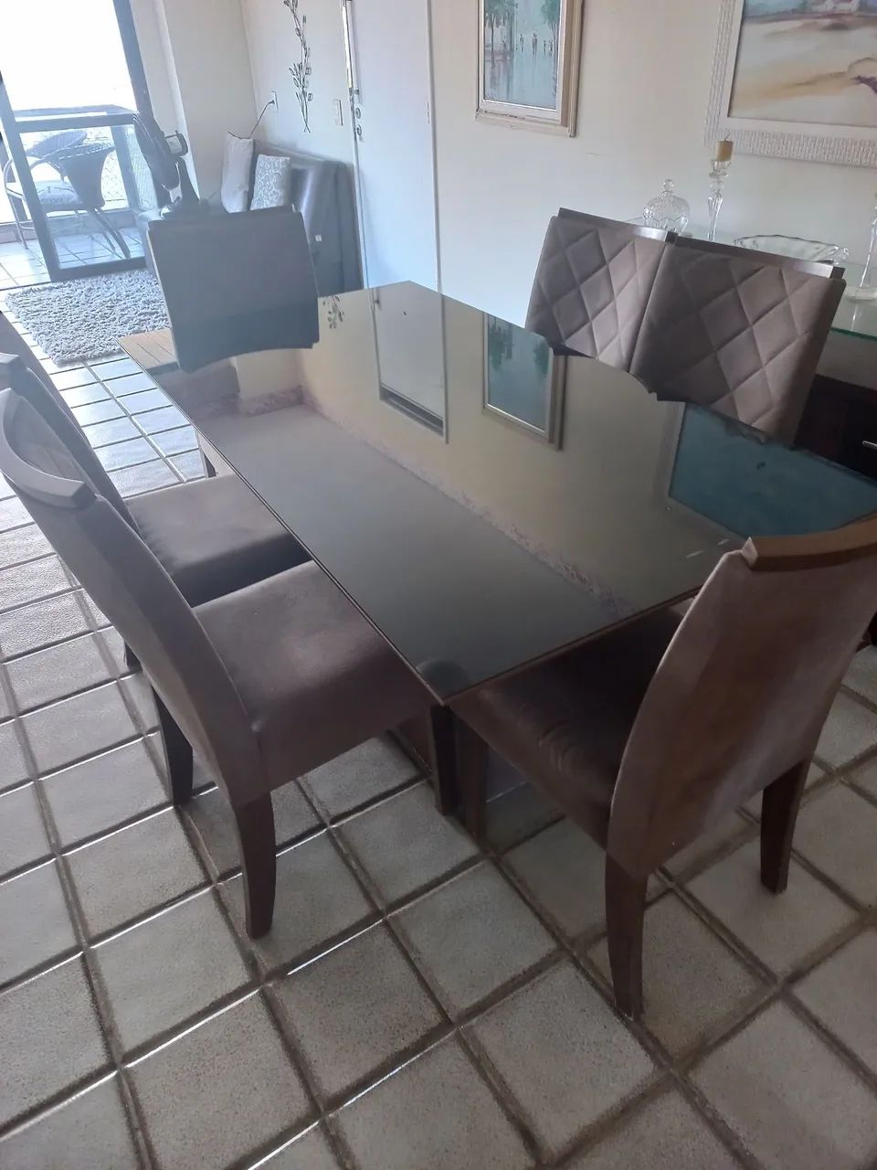 Mesa jantar 6 cadeiras - Foto 2