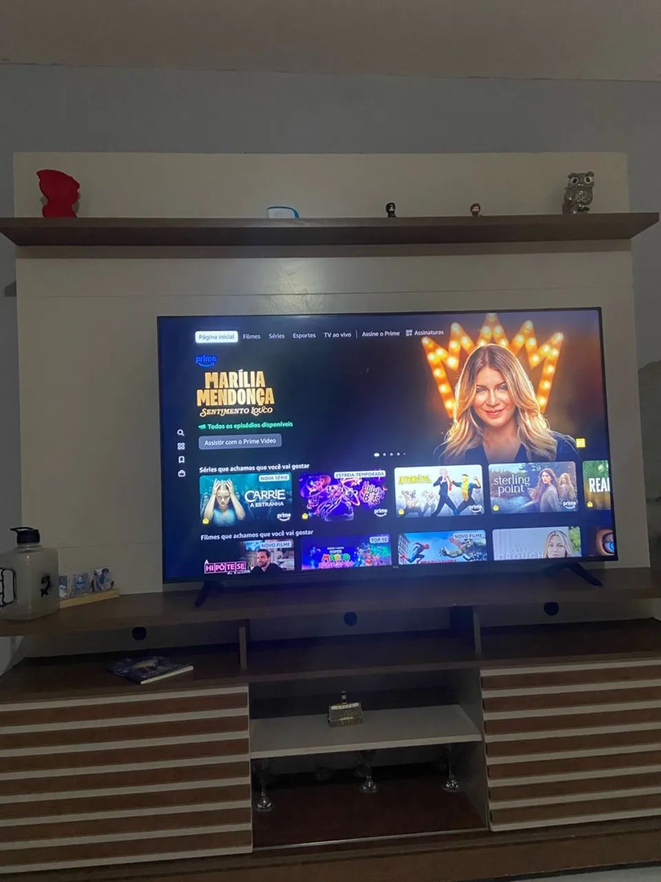 Rack com painel 