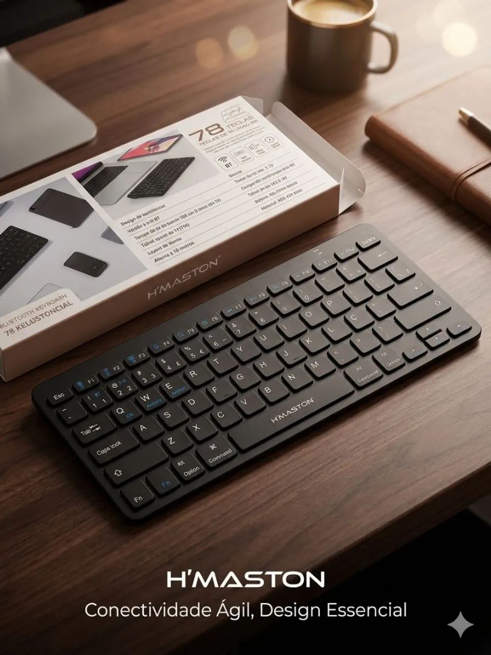 TECLADO SEM FIO BLUETOOTH  - Foto 2