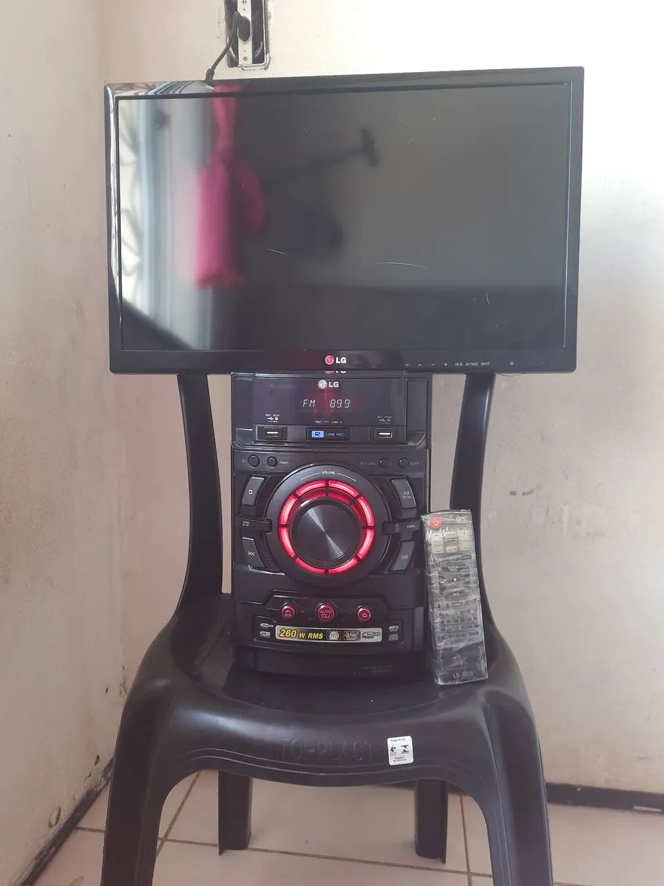 Som LG e TV  lg 