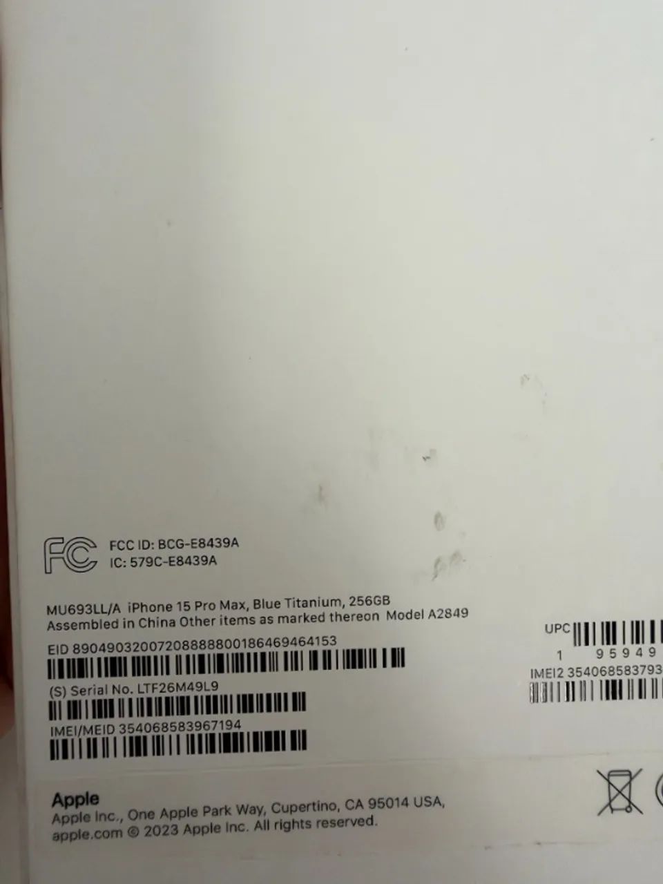 iPhone 15 pro max Azul 256gb + capa e pelicula - Foto 4