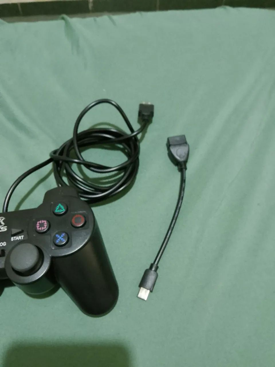 Controle USB + Cabo otg tipo c - Foto 2