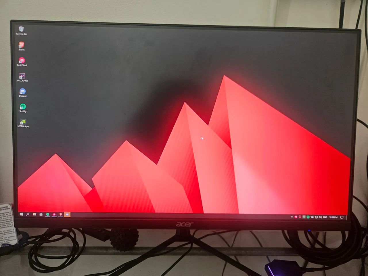 Monitor Acer Nitro 180hz - 24 polegadas