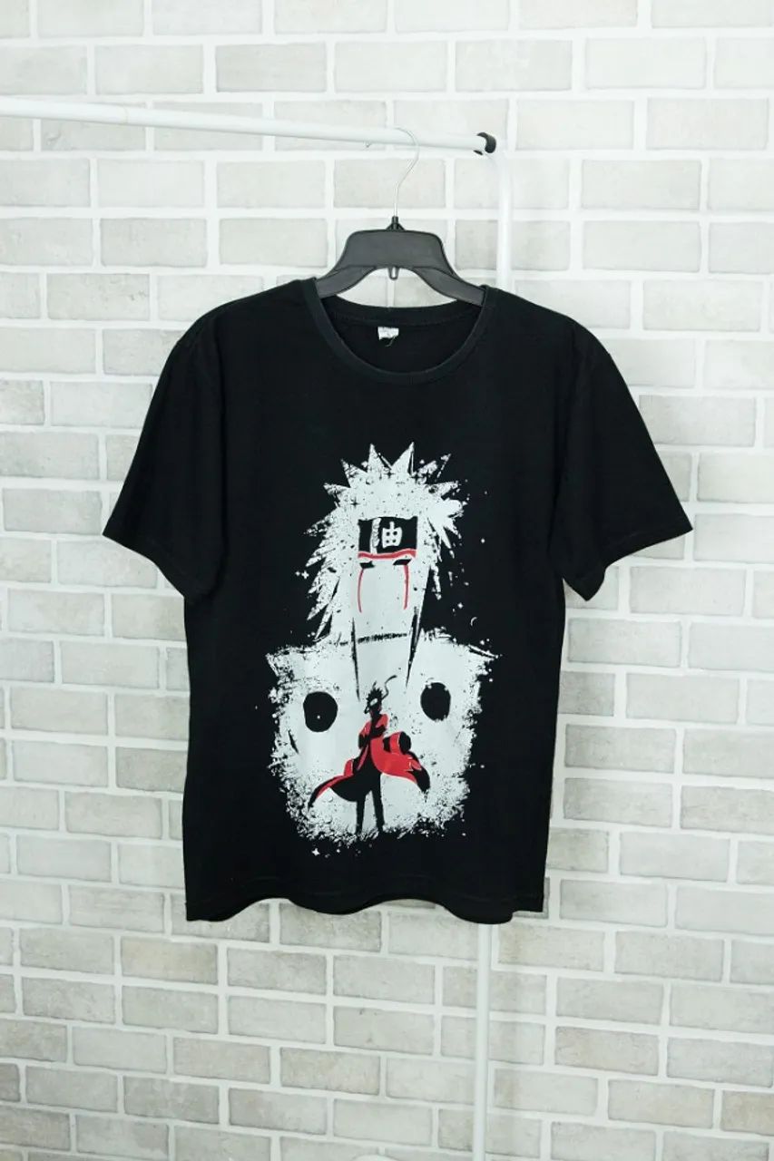 kit 3 camisetas naruto shippuden preta - Foto 3