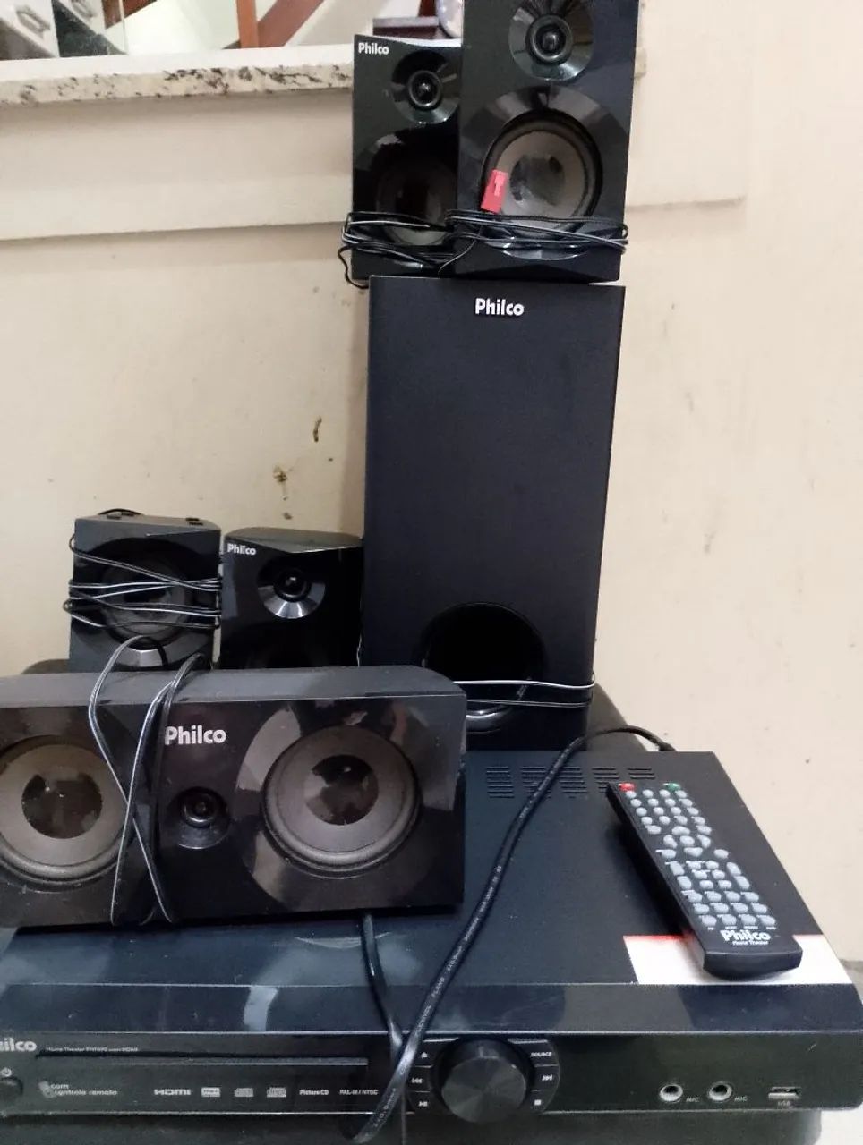 Home theater Philco com DVD - Foto 3