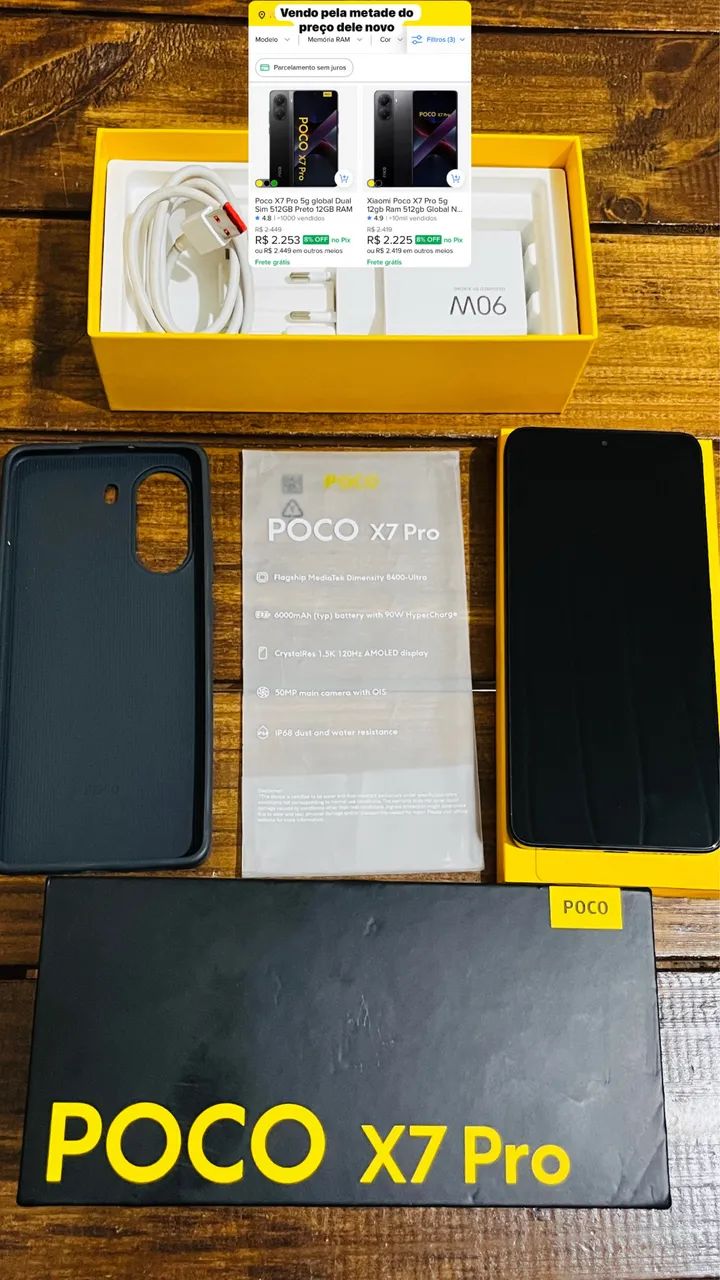 Poco X7 Pro Black/ 12 RAM 512 GB ROM