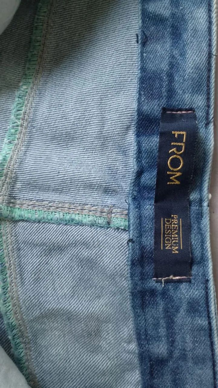 Short jeans feminina FROM - Foto 4