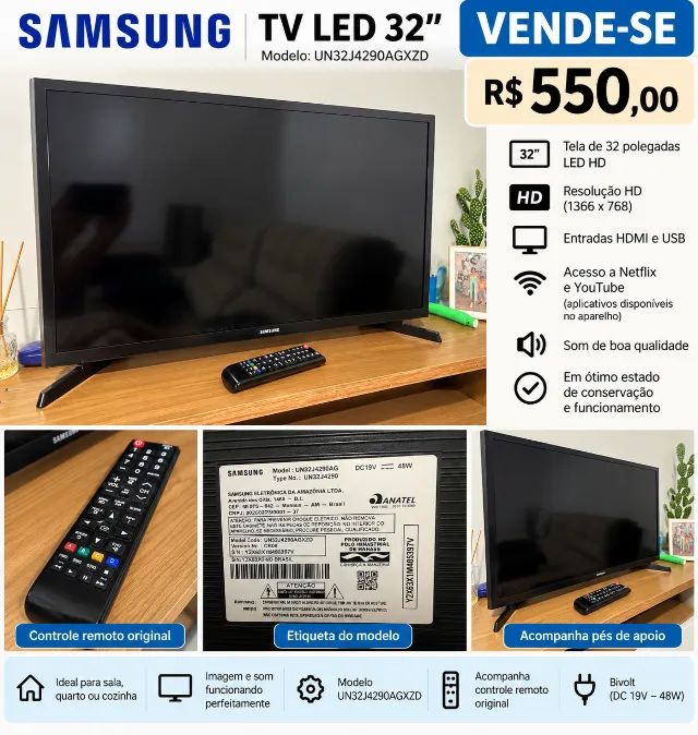 TV 32 polegadas 