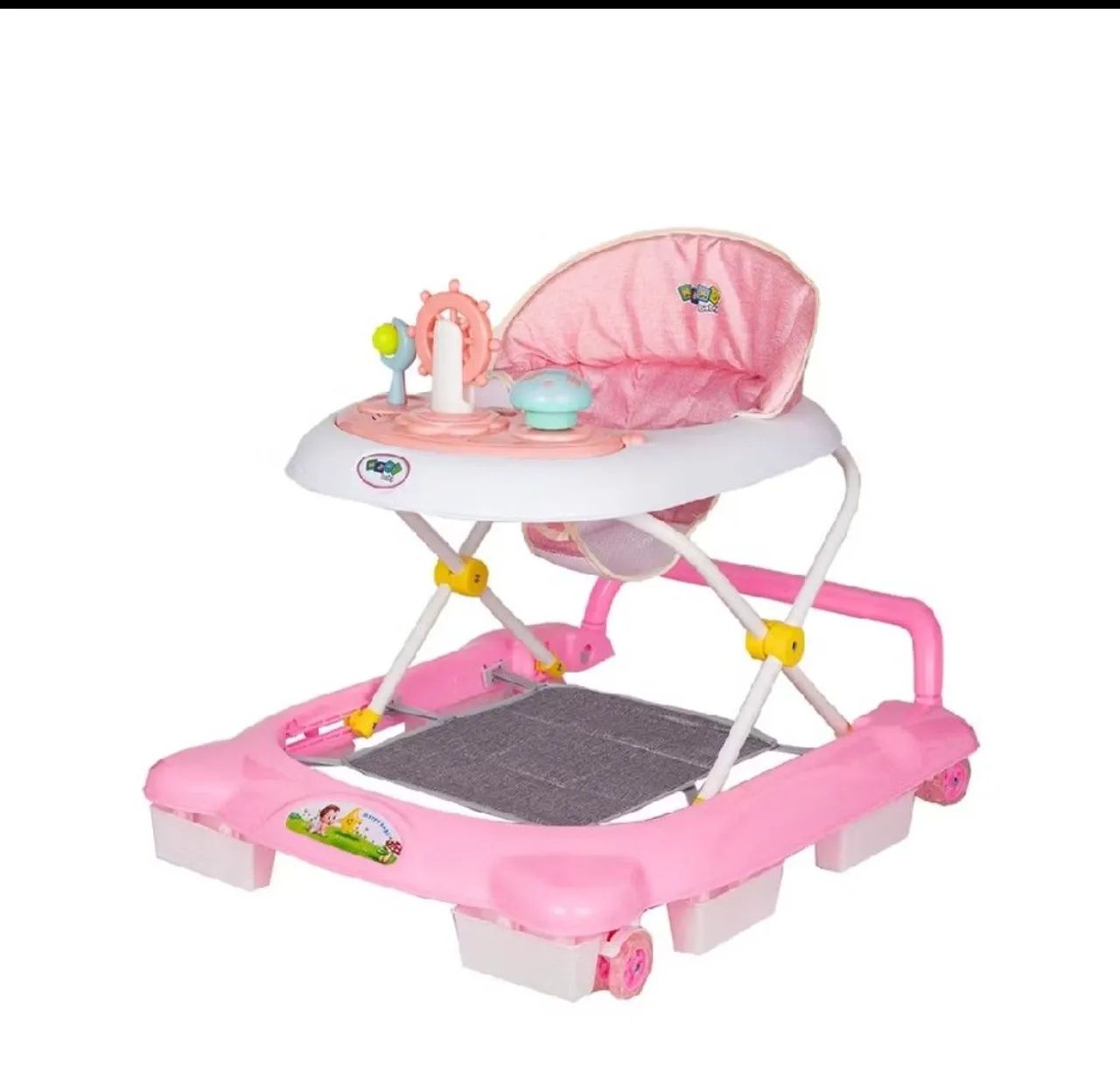 Andador infantil rosa  - Foto 4
