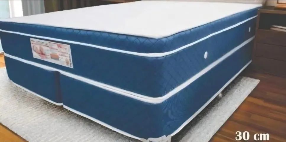 Cama Baú com Colchão Magnético e Controle.