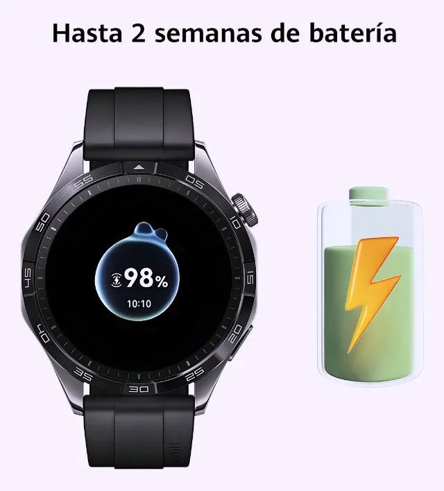 Smartwatch Huawei Watch GT 4 46 mm Pnx-B19f preto, novo e