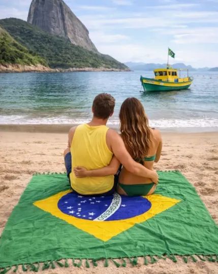 canga bandeira do brasil - Foto 3