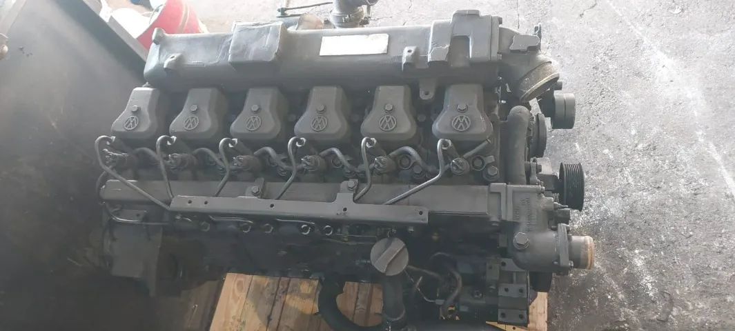 MOTOR VW MWM X12 6 CILINDROS COM CAIXA EATON  - Foto 6