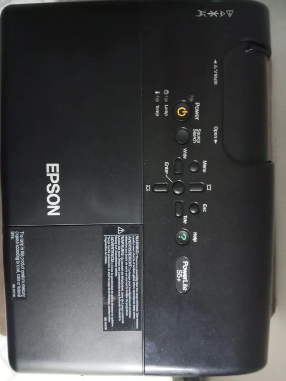 Vendo Projetor Epson PowerLite S5+ (usado)