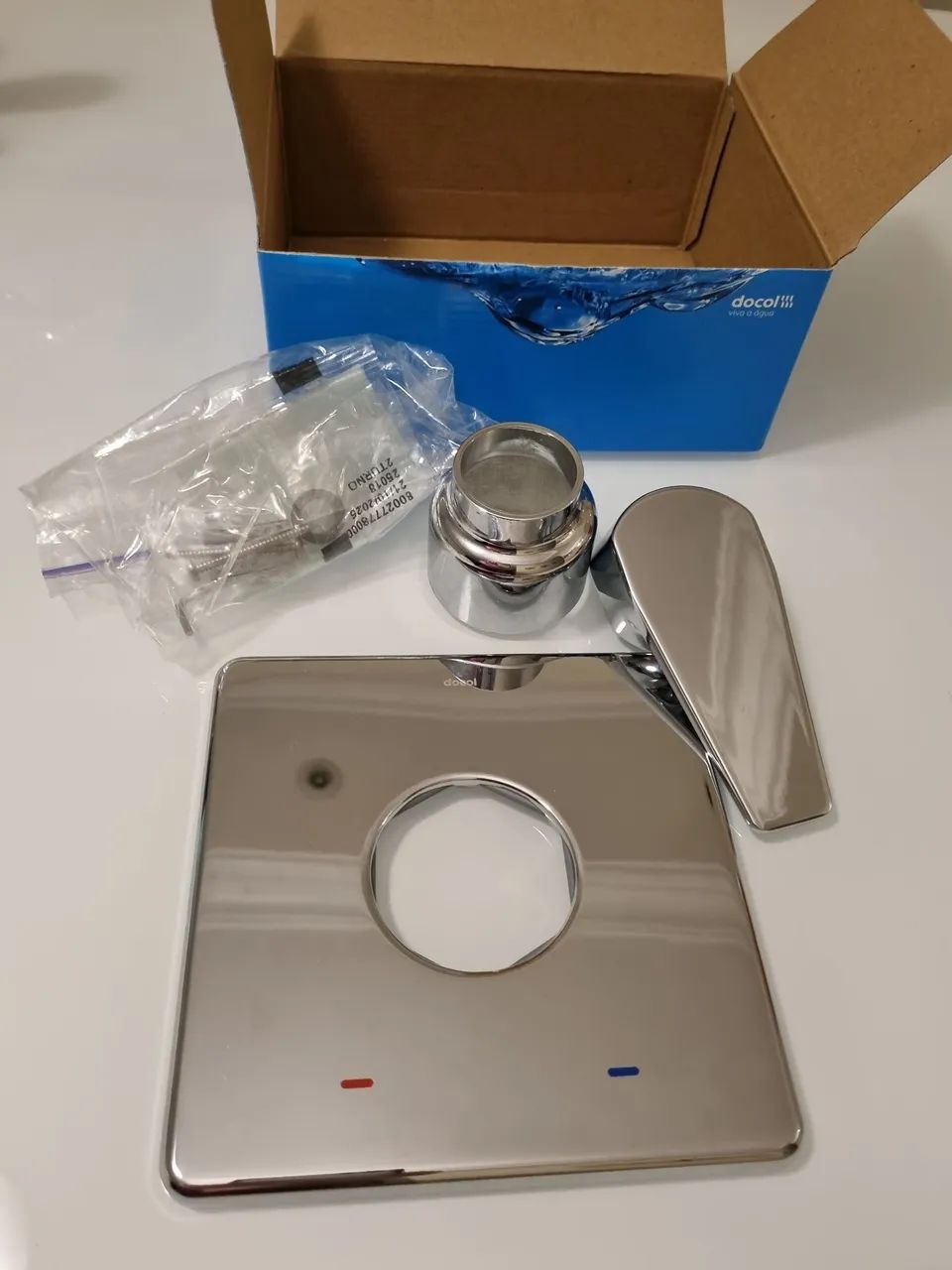 Docol Acabamento Monocomando para Chuveiro e Ducha Higiênica Alta Pressão 3/4" Lift - - Foto 2