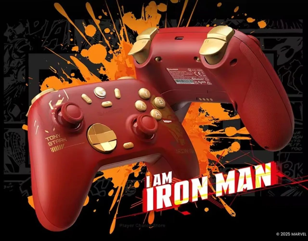 Controle Gamesir Nova Lite2 Iron Man - Foto 2