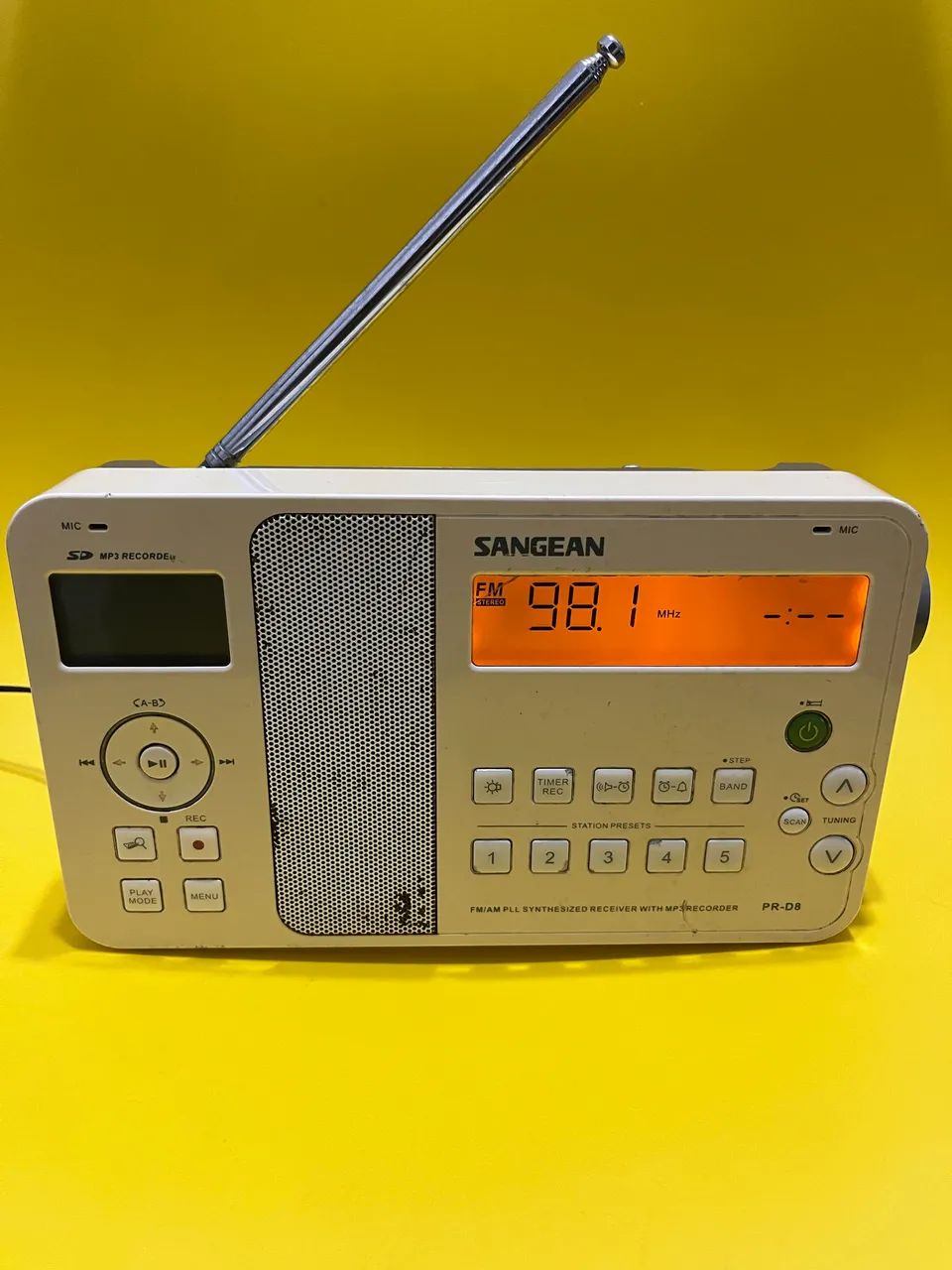 Rádio AM/FM Sangean PR-D8  - Foto 5