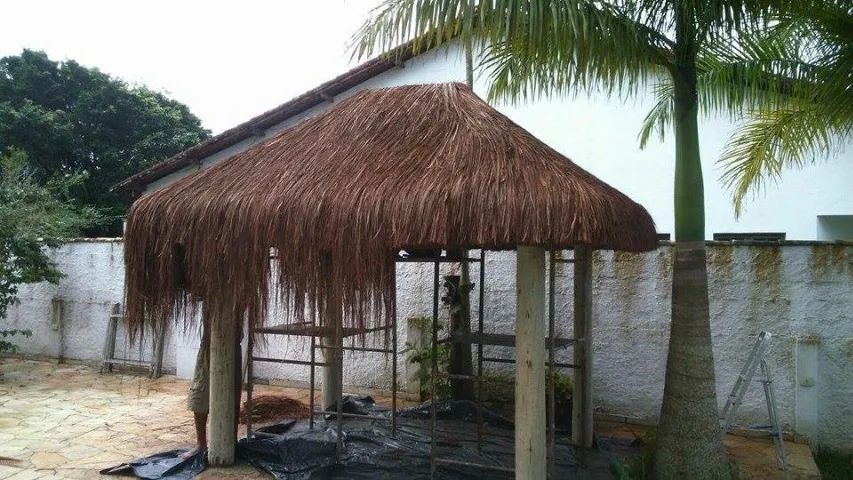 Pente de piaçava para quiosques e coberturas