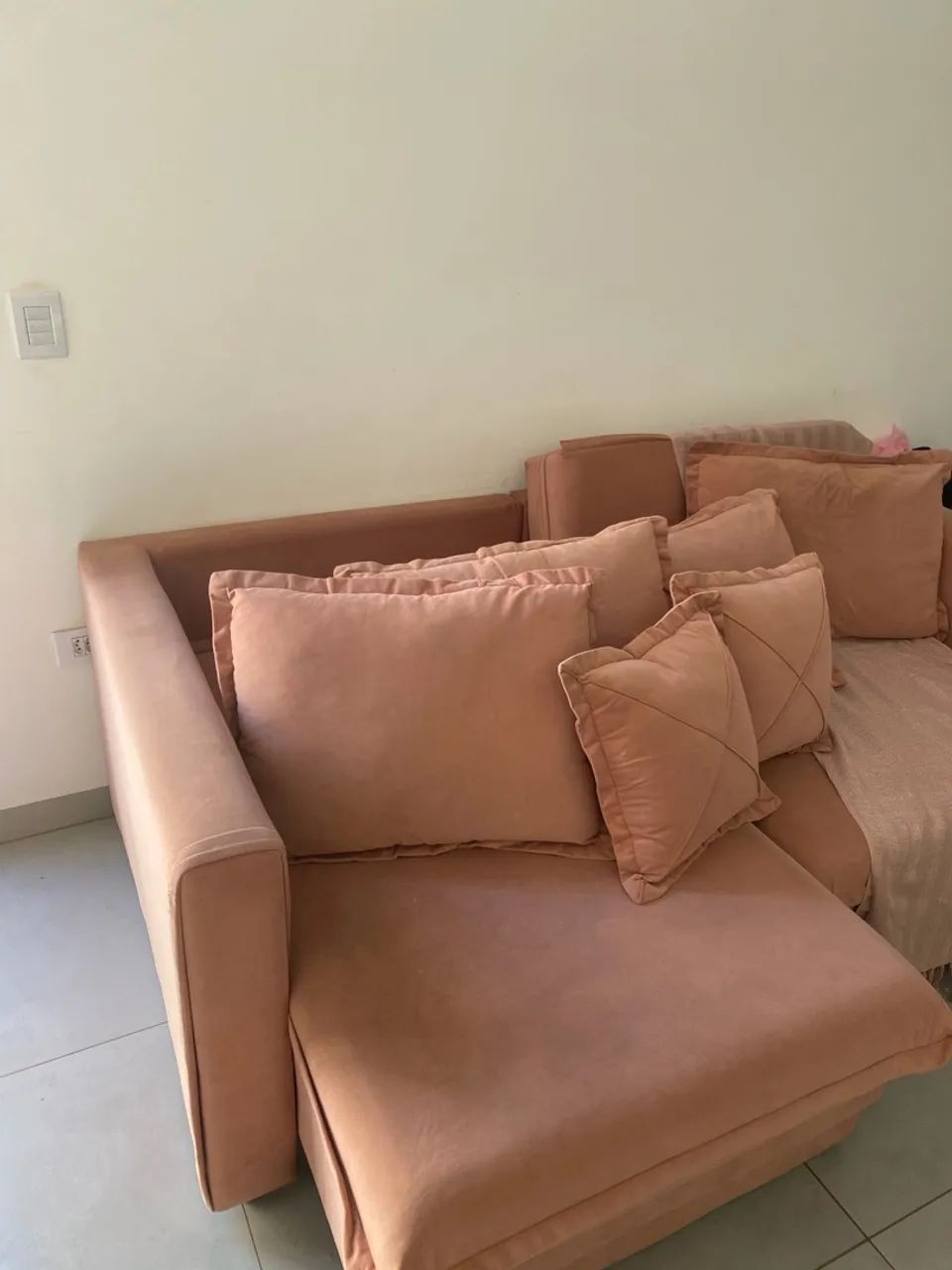 Vendo Sofá Retrátil e Reclinável  - Foto 4