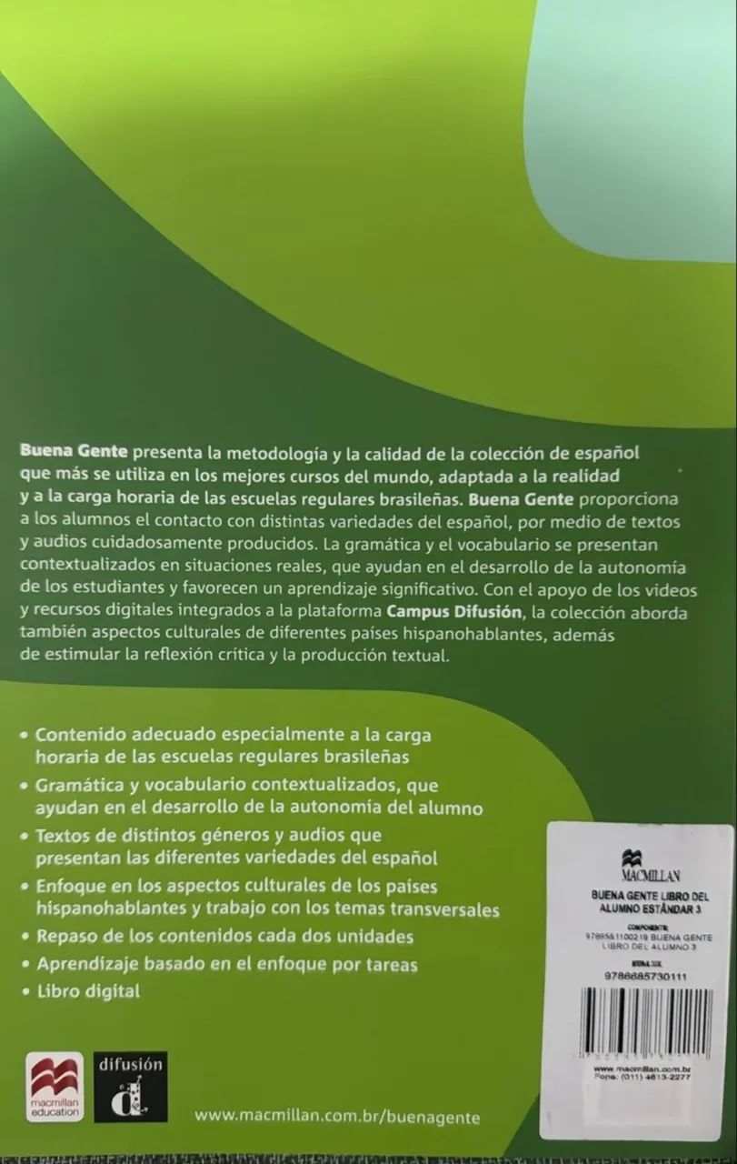 Livro: Buena Gente 3 - version estandar - Libro del alumno  - Foto 2