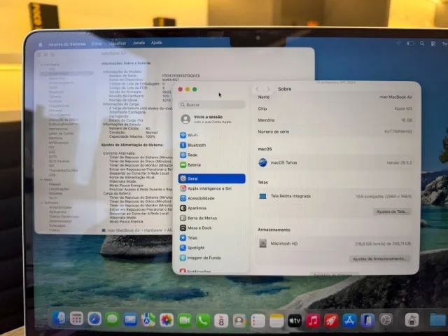 MacBook Air M3 16GB RAM 256GB com Garantia | Loja Física