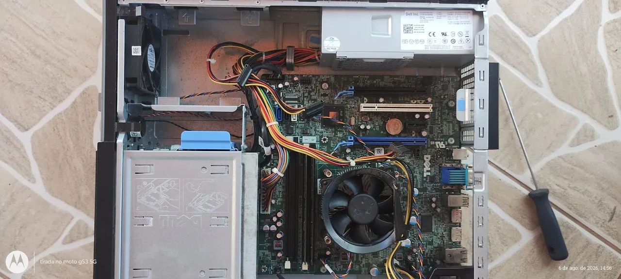 Gabinete Desktop Torre Dell Fonte Processador Placa mãe  - Foto 2