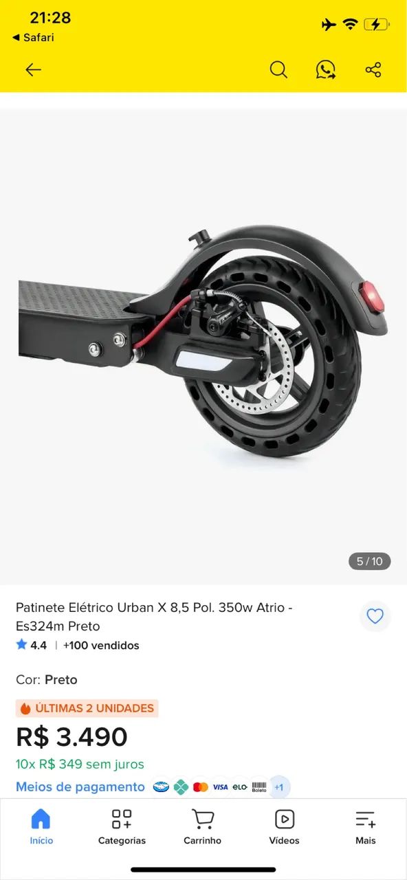 Patinete eletrônico  - Foto 5