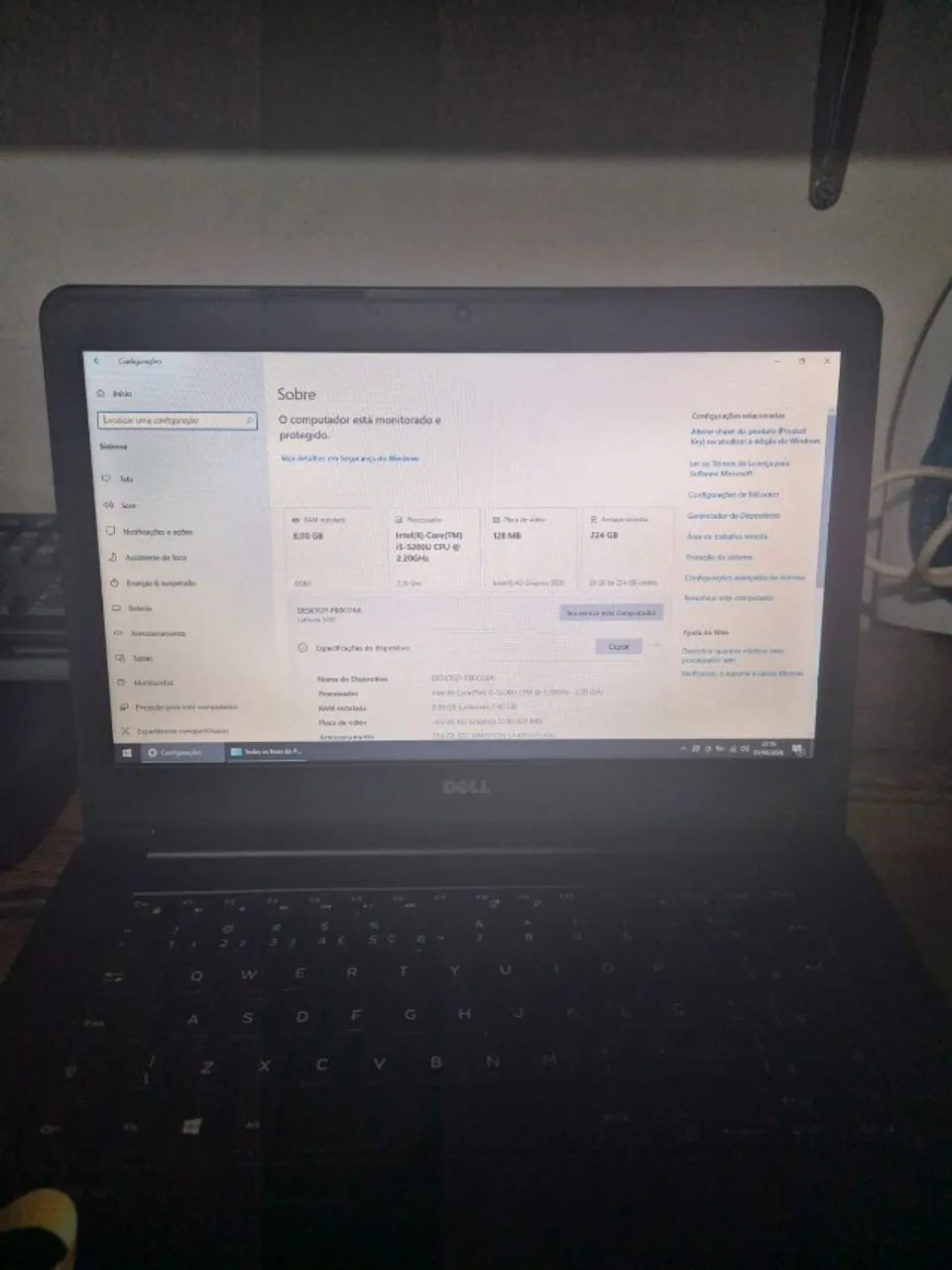 2 Notebooks Dell Latitude | i5 | SSD | 8GB RAM | R$ 800 os dois - Foto 4