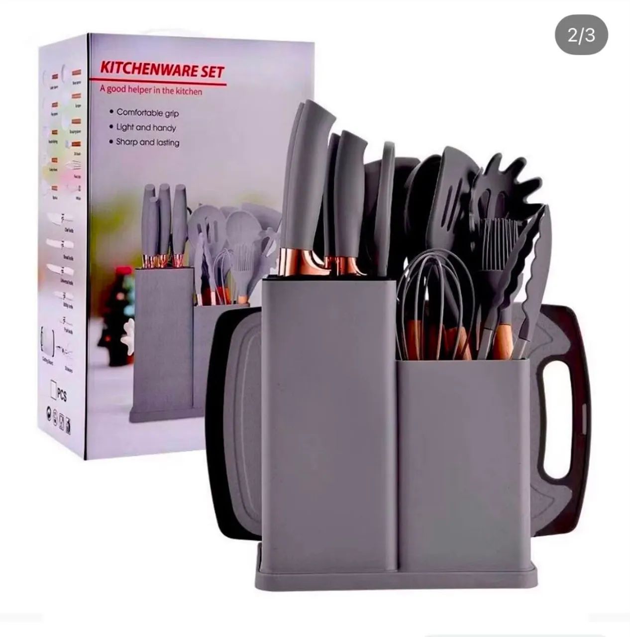 Kit de 19 utensílios em silicone  - Foto 2