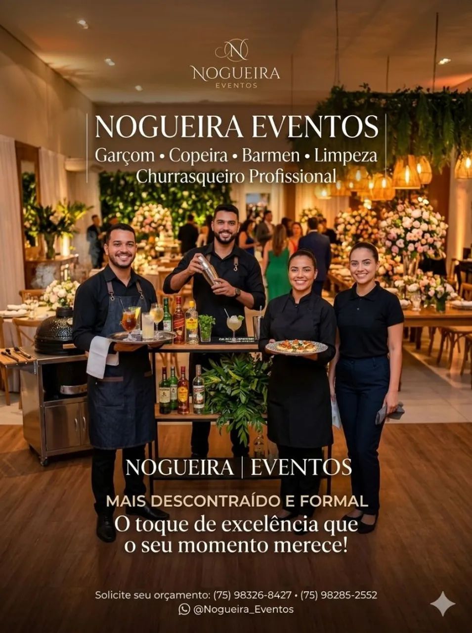 Equipe para eventos 