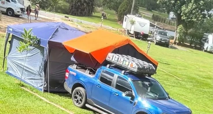 Barraca de teto e banheiro para camping e  - Foto 4