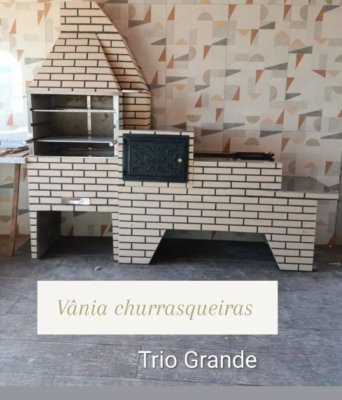 Trio , Churrasqueira, forno e fogão a lenha  - Foto 4