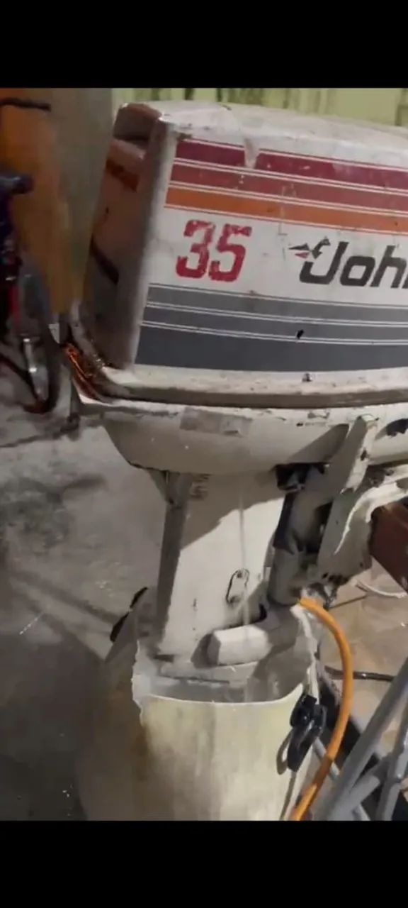 Motor de popa johnson 25 hp cdi ano 1976 - Foto 5