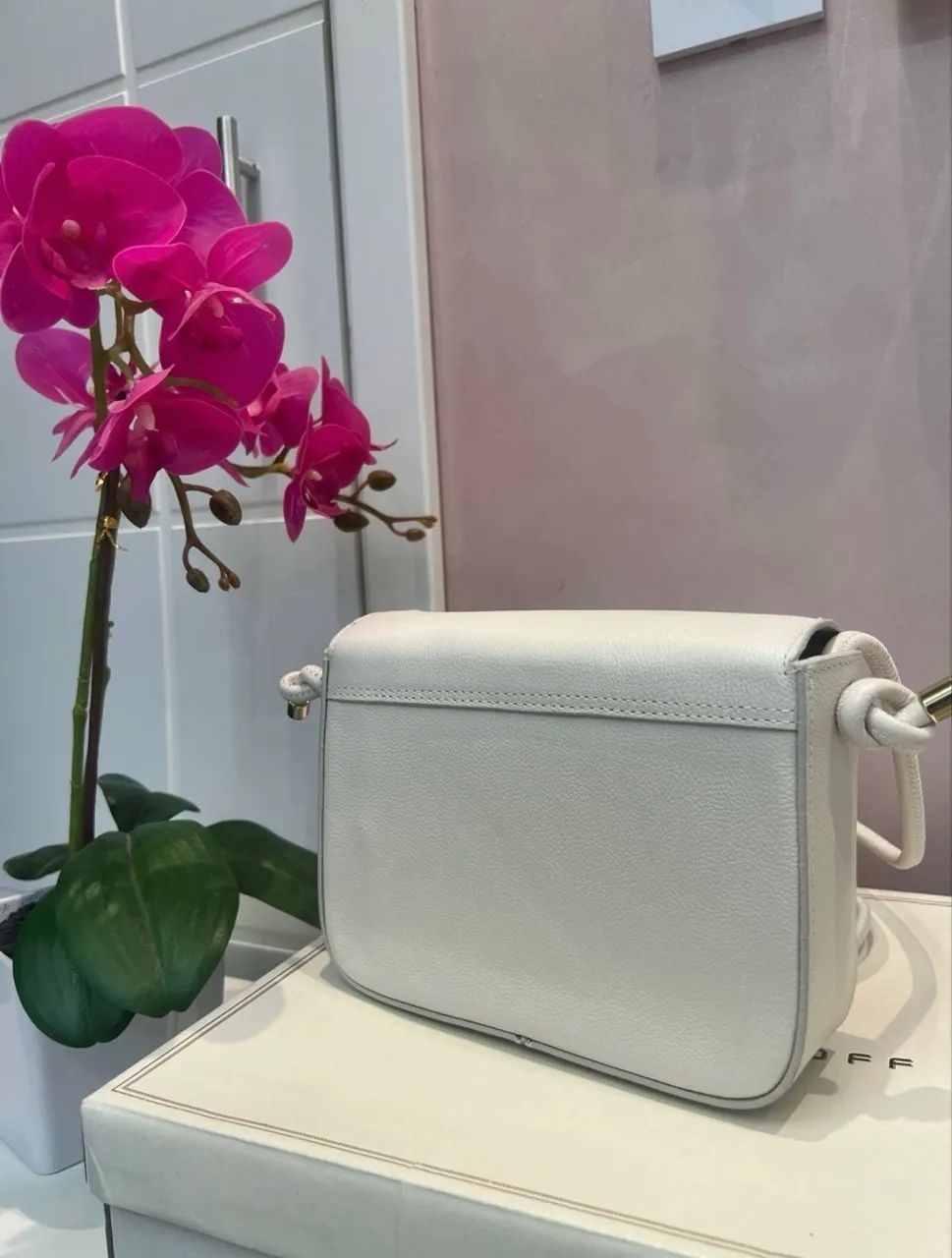 Bolsa em couro Jorge Bischoff - Off White  - Foto 4