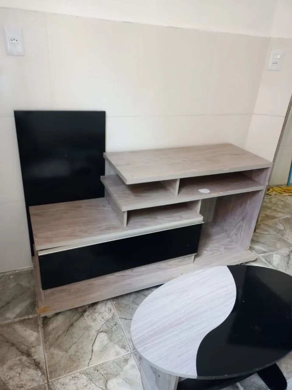 Rack para sala de estar com centro