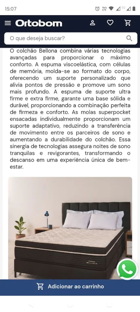 CAMA ORTOBOM BELONA - Foto 5